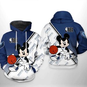 Memphis Grizzlies NBA Mickey 3D Printed Hoodie/Zipper Hoodie - 7cdb3575e17d
