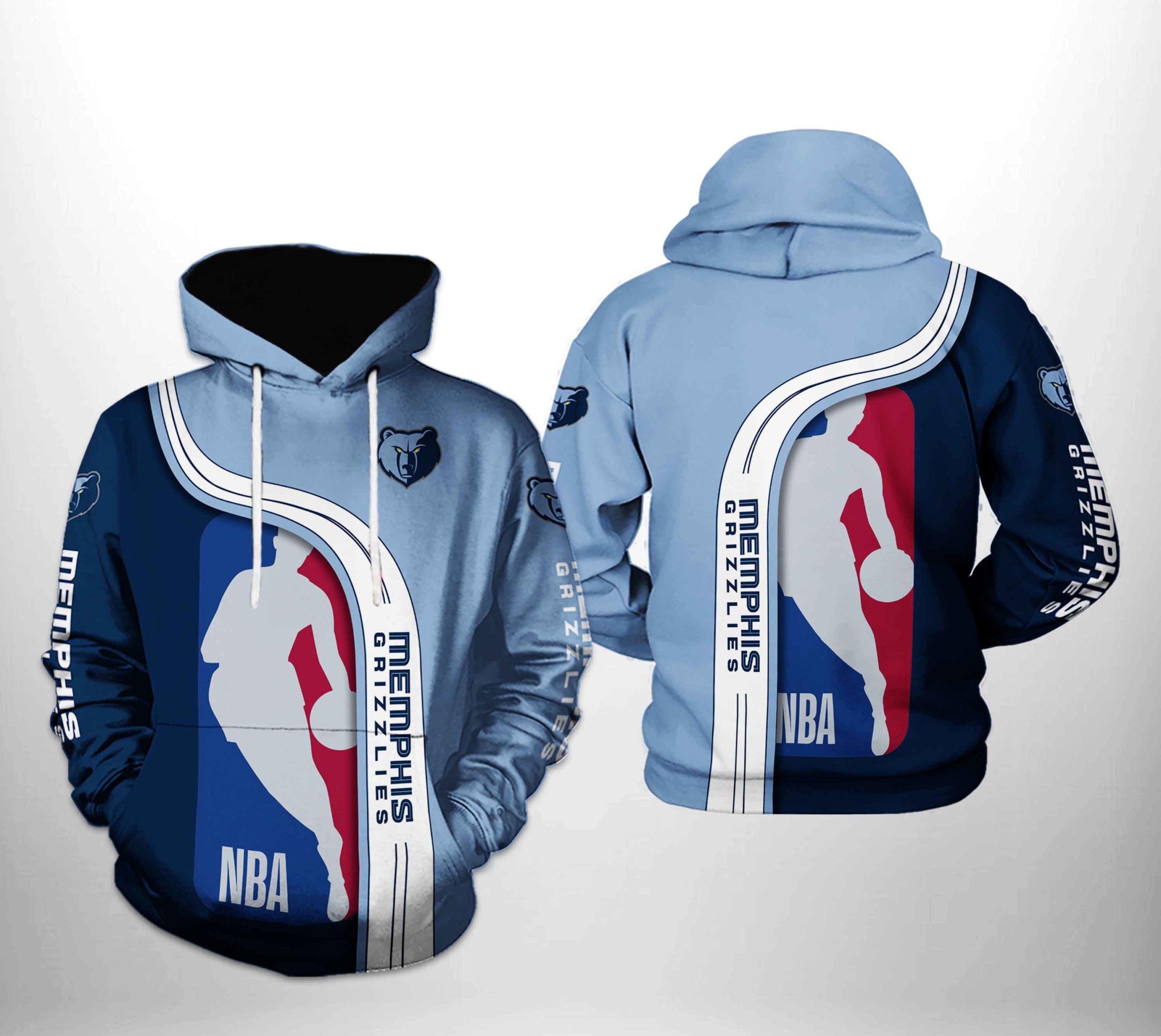 Memphis Grizzlies NBA Team 3D Printed Hoodie/Zipper Hoodie - 59750988ada2 Memphis Grizzlies NBA Team 3D Printed Hoodie/Zipper Hoodie - 59750988ada2