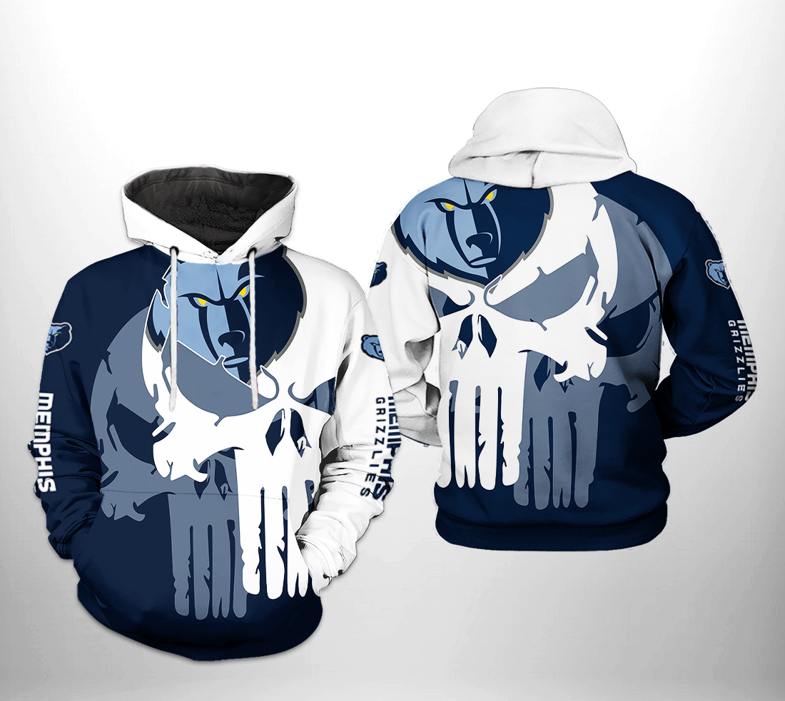 Memphis Grizzlies NBA Team Skull 3D Printed Hoodie/Zipper Hoodie - f69f4ca0f43a Memphis Grizzlies NBA Team Skull 3D Printed Hoodie/Zipper Hoodie - f69f4ca0f43a