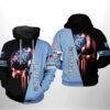 Memphis Grizzlies NBA US Flag Skull Team 3D Printed Hoodie/Zipper Hoodie - 29776a566a3f