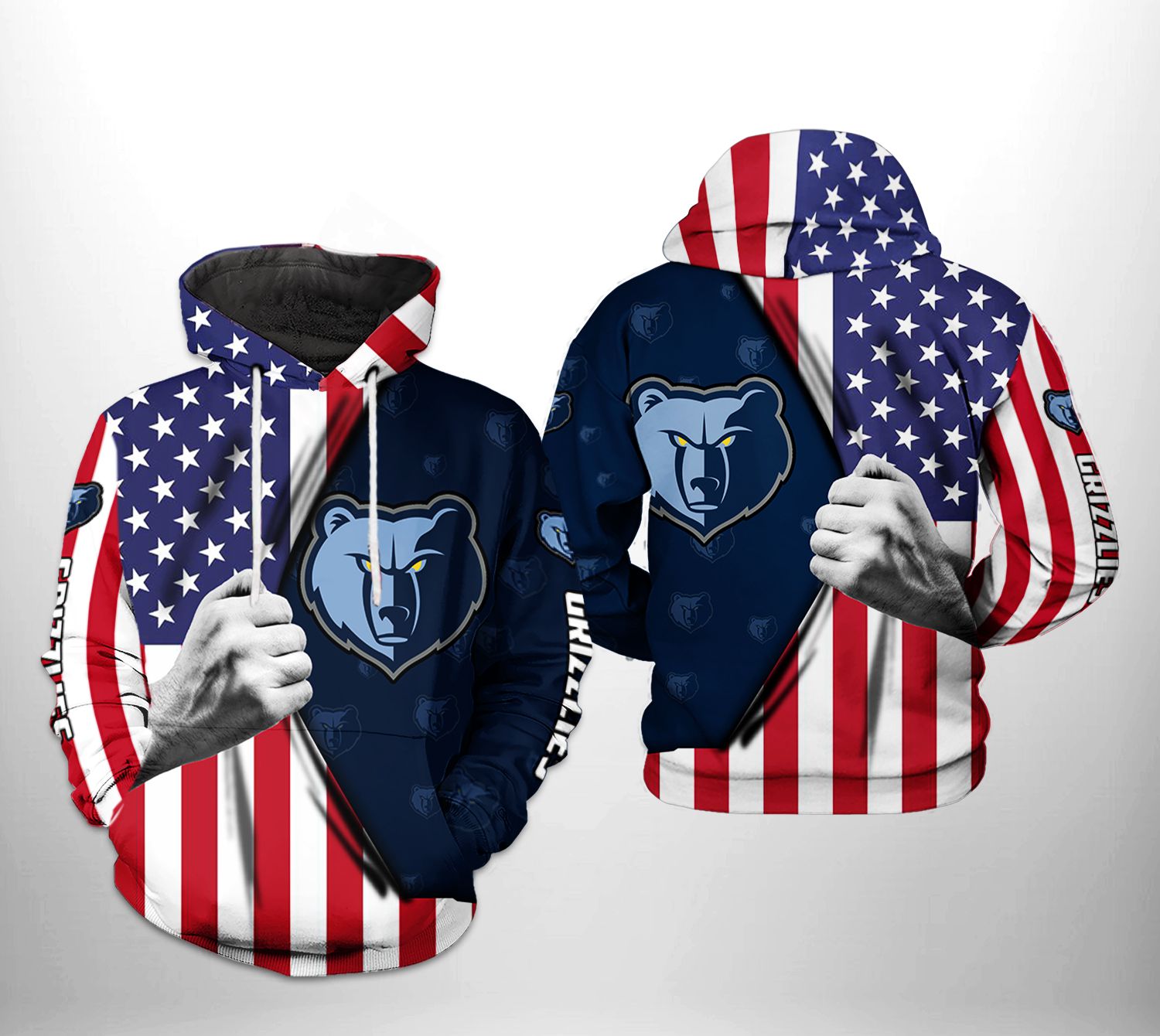 Memphis Grizzlies NBA US Flag Team 3D Printed Hoodie/Zipper Hoodie - 5a21bcfcfb31 Memphis Grizzlies NBA US Flag Team 3D Printed Hoodie/Zipper Hoodie - 5a21bcfcfb31