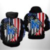 Memphis Tigers NCAA US Flag 3D Printed Hoodie/Zipper Hoodie - 0750274908b6