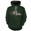 Men / Women Baltimore Ravens 3D Hoodie - 09a0c1a240f7