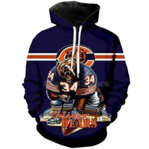 Men / Women Chicago Bears 3D Hoodie - b3fc799e248b