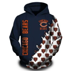 Men / Women Chicago Bears 3D Hoodie - f38255f0e711
