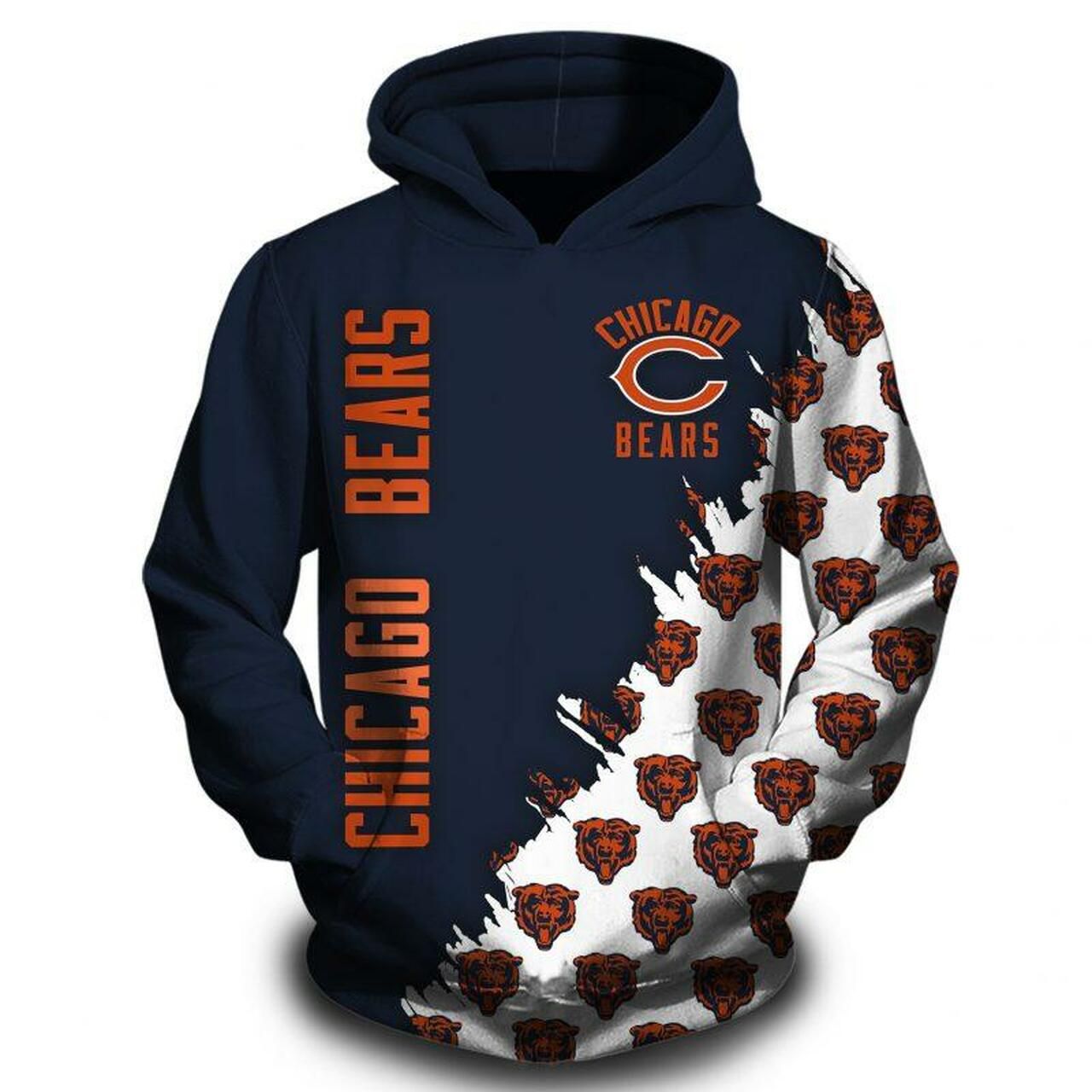 Men / Women Chicago Bears 3D Hoodie - f38255f0e711 Men / Women Chicago Bears 3D Hoodie - f38255f0e711