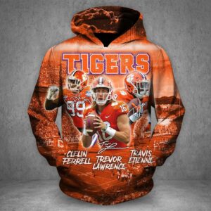 Men / Women Clemson Tigers 3D Hoodie