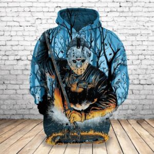 Men / Women Jason Voorhees  Friday The 13Th Horror Movies 3D Hoodie - 7ae70386b3ad