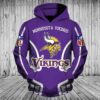 Men / Women Minnesota Vikings 3D Hoodie - 321bb8f11270