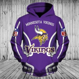Men / Women Minnesota Vikings 3D Hoodie - 321bb8f11270