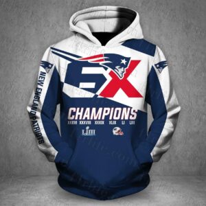 Men / Women New Design New England Patriots Super Bowl Champions 3D Hoodie - 1b1b39c7c13e