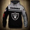 Men / Women Oakland Raiders 3D Hoodie - 2df0faca366a