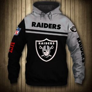 Men / Women Oakland Raiders 3D Hoodie - 2df0faca366a