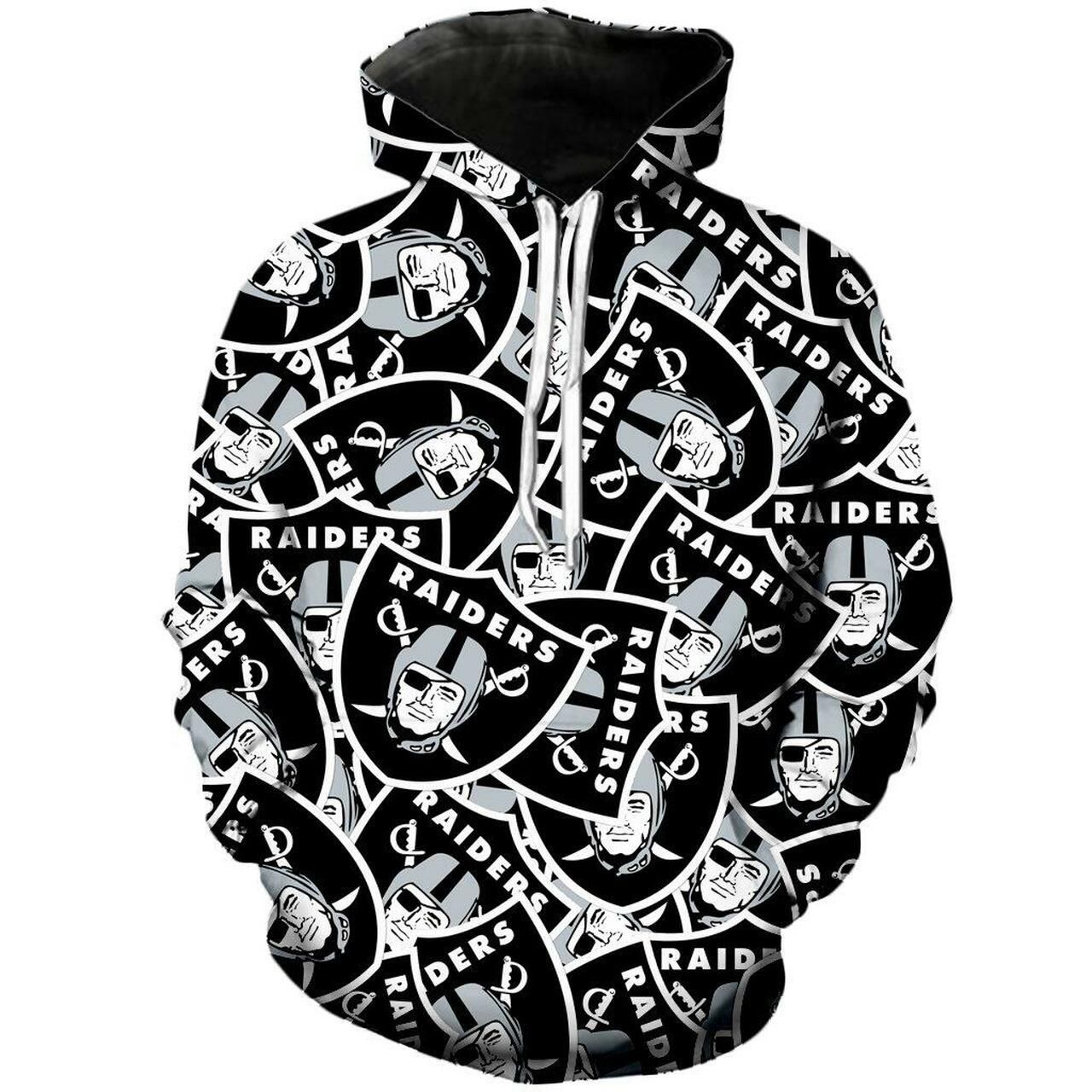Men / Women Oakland Raiders 3D Hoodie - 32b217199cb6 Men / Women Oakland Raiders 3D Hoodie - 32b217199cb6