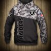 Men / Women Oakland Raiders 3D Hoodie - 5b758f54037c