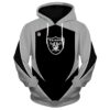 Men / Women Oakland Raiders 3D Hoodie - a6e94256e335