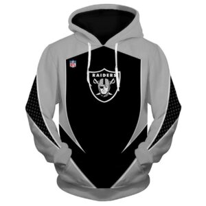 Men / Women Oakland Raiders 3D Hoodie - a6e94256e335