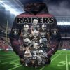 Men / Women Oakland Raiders 3D Hoodie - dee618d7b193