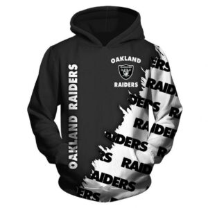 Men / Women Oakland Raiders 3D Hoodie - ebae7dec62be