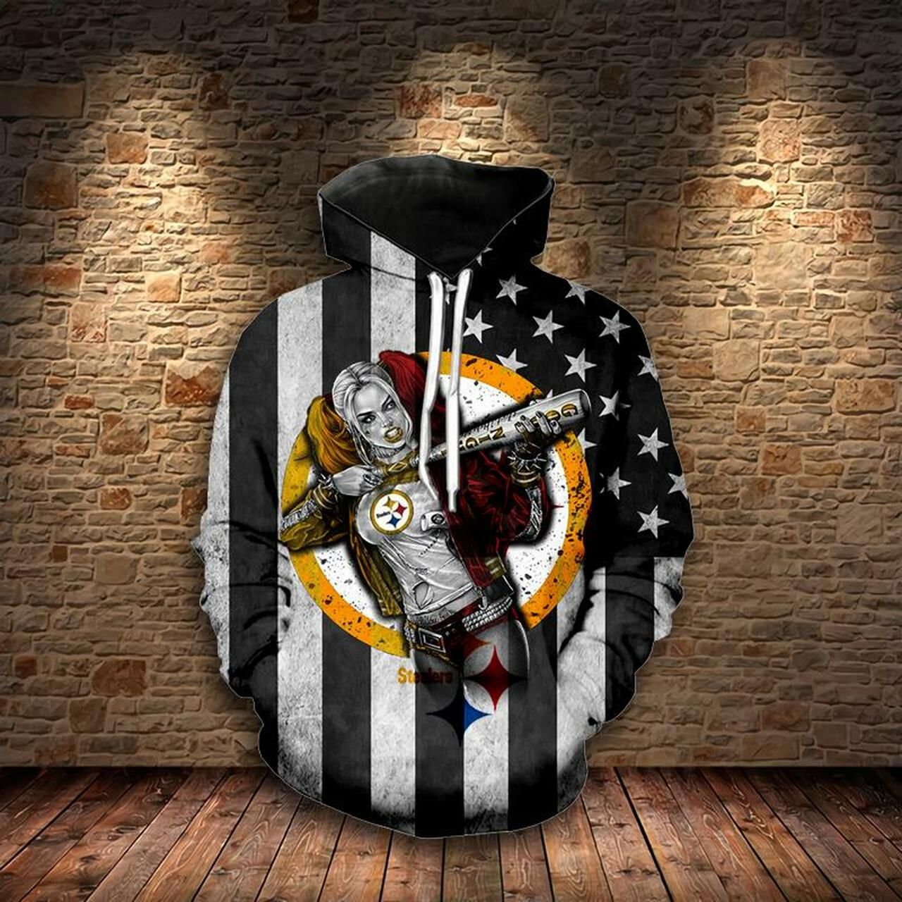Men / Women Pittsburgh Steelers Harley Quinn 3D Hoodie - dd9207ce0ed2 Men / Women Pittsburgh Steelers Harley Quinn 3D Hoodie - dd9207ce0ed2