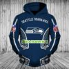 Men / Women Seattle Seahawks 3D Hoodie - 6606a077b50a