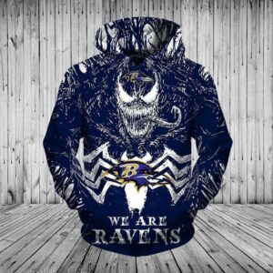 Men / Women We Are Ravens Venom 3D Hoodie - 7bcf4a6344cc