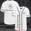Mercedes-Benz White Baseball Jersey