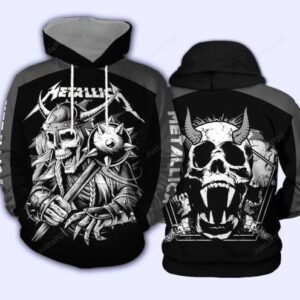 Metallica Skull Combatant 3d Hoodie For Men For Women Metallica All Over Printed Hoodie. Metallica 3d Full Printing Shirt - 59b34eef92e2