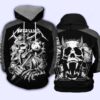 Metallica Skull Combatant 3d Hoodie For Men For Women Metallica All Over Printed Hoodie. Metallica 3d Shirt - a244ce26eac5