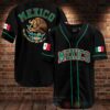Mexico Flag Baseball Jersey