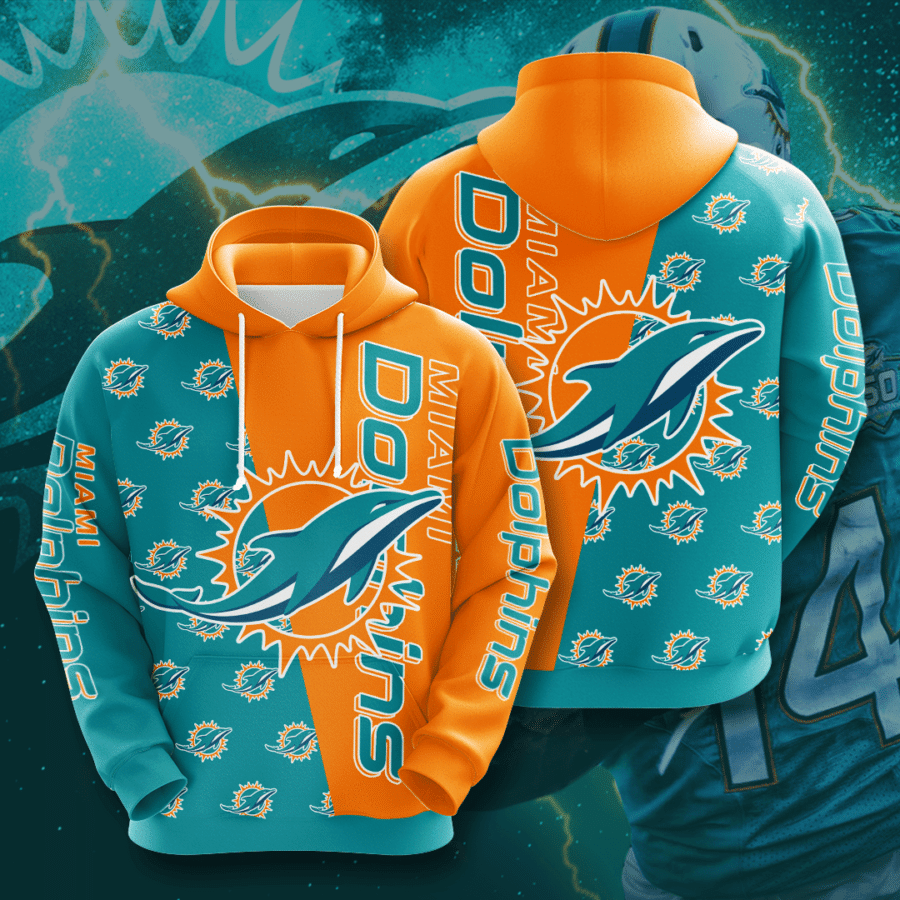 Miami Dolphins 3D Hoodie - 0743555cc74f Miami Dolphins 3D Hoodie - 0743555cc74f