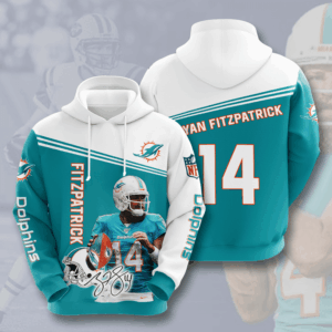 Miami Dolphins 3D Hoodie - b87e3e127079