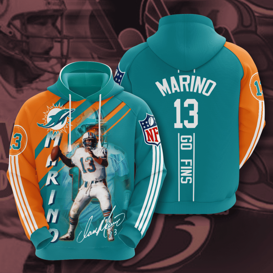 Miami Dolphins Dan Marino 3D Hoodie For Men For Women All Over Printed Hoodie - 73fab4c58299 Miami Dolphins Dan Marino 3D Hoodie For Men For Women All Over Printed Hoodie - 73fab4c58299