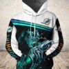 Miami Dolphins Death Pullover And Zippered Hoodies Custom 3d Graphic Printed 3d Hoodie For Men For Women - dda6443b36ed