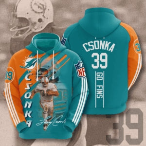 Miami Dolphins Larry Csonka 3D Hoodie Sweatshirt For Fans Men Women All Over Printed Hoodie - 99a3e856ba7c