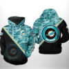 Miami Dolphins NFL Camo Team 3D Printed Hoodie/Zipper Hoodie - 86b6fbcf7346