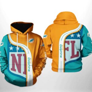 Miami Dolphins NFL Team 3D Printed Hoodie/Zipper Hoodie - dfcec5095702