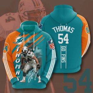 Miami Dolphins Zach Thomas 3D Hoodie For Men For Women All Over Printed Hoodie - 8192bc262138