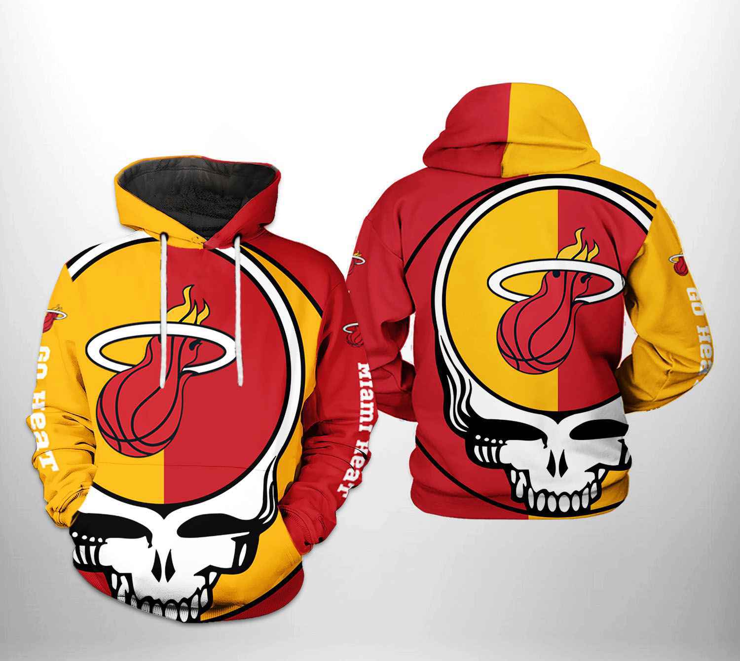Miami Heat NBA Grateful Dead 3D Printed Hoodie/Zipper Hoodie - e428227a0cf0 Miami Heat NBA Grateful Dead 3D Printed Hoodie/Zipper Hoodie - e428227a0cf0
