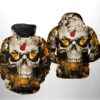 Miami Heat NBA Skull 3D Printed Hoodie/Zipper Hoodie - a8232734d662