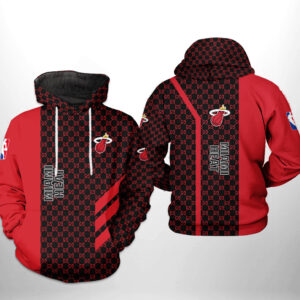 Miami Heat NBA Team Pattern Mix 3D Printed Hoodie/Zipper Hoodie - 9f756bc9fcc0