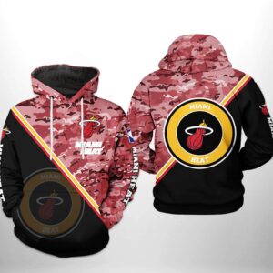 Miami Heat NBA US Camo Team 3D Printed Hoodie/Zipper Hoodie - b2c215ba3c5d