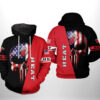 Miami Heat NBA US Flag Skull Team 3D Printed Hoodie/Zipper Hoodie - fe80e2a3d32f