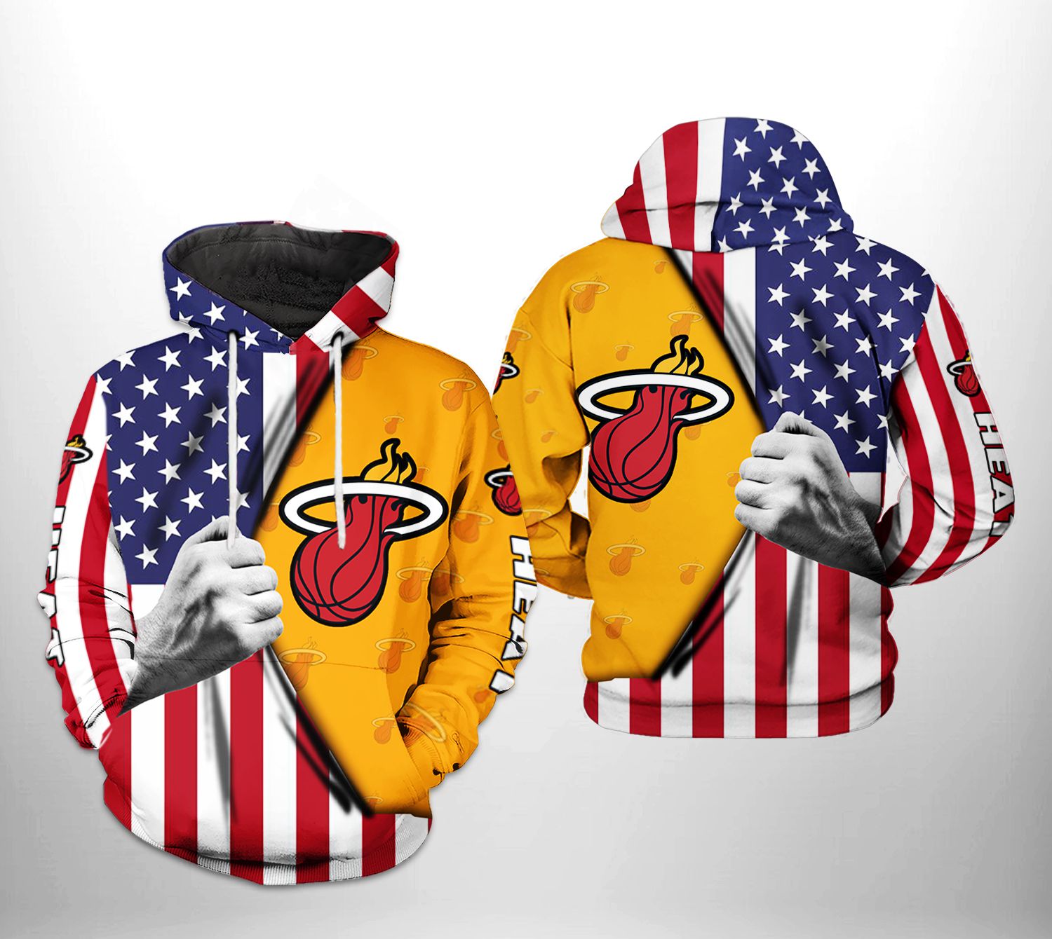 Miami Heat NBA US Flag Team 3D Printed Hoodie/Zipper Hoodie - e4eebf379f8a Miami Heat NBA US Flag Team 3D Printed Hoodie/Zipper Hoodie - e4eebf379f8a