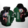 Miami Hurricanes NCAA US Flag Skull 3D Printed Hoodie/Zipper Hoodie - 834f3e7a5036