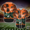 Miami Hurricanes Ncaa Palm Tree Baseball Jersey Shirt