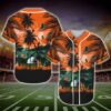 Miami Hurricanes Tropical Baseball Jersey