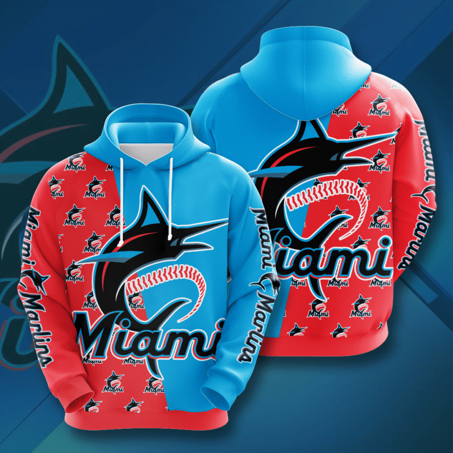 Miami Marlins 3D Hoodie - 4cb108b73eab Miami Marlins 3D Hoodie - 4cb108b73eab