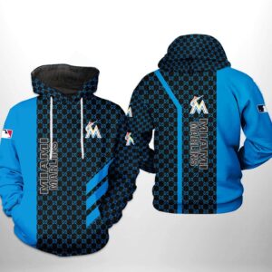Miami Marlins MLB 3D Printed Hoodie/Zipper Hoodie - e0707cafc85e