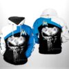 Miami Marlins MLB Skull Punisher 3D Printed Hoodie/Zipper Hoodie - 6b469dcdac6c